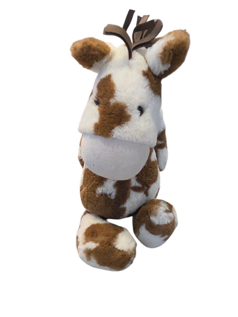 Jellycat London Medium 12’’ Bashful Spotted Pinto Pony Plush - RARE - Picture 2 of 6